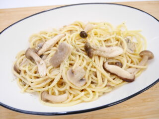 きのこミックスの和風パスタ
